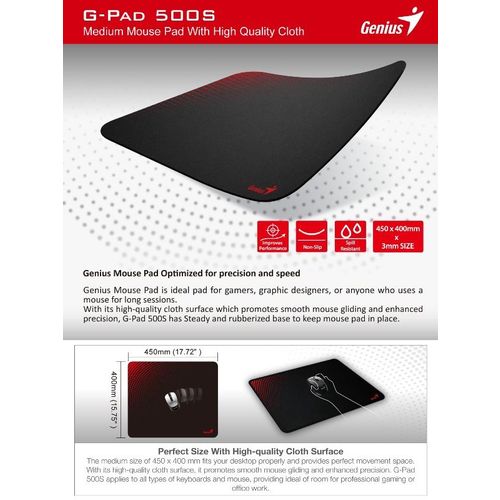 Genius Mouse Pad 500S Medium