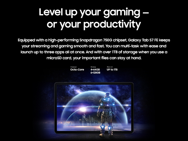 Samsung Galaxy Tab S7 FE  (LTE with InBox Keyboard)