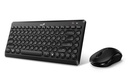Genius LuxeMate Q8000 Stylish Wireless Keyboard & Mouse Combo (Black)