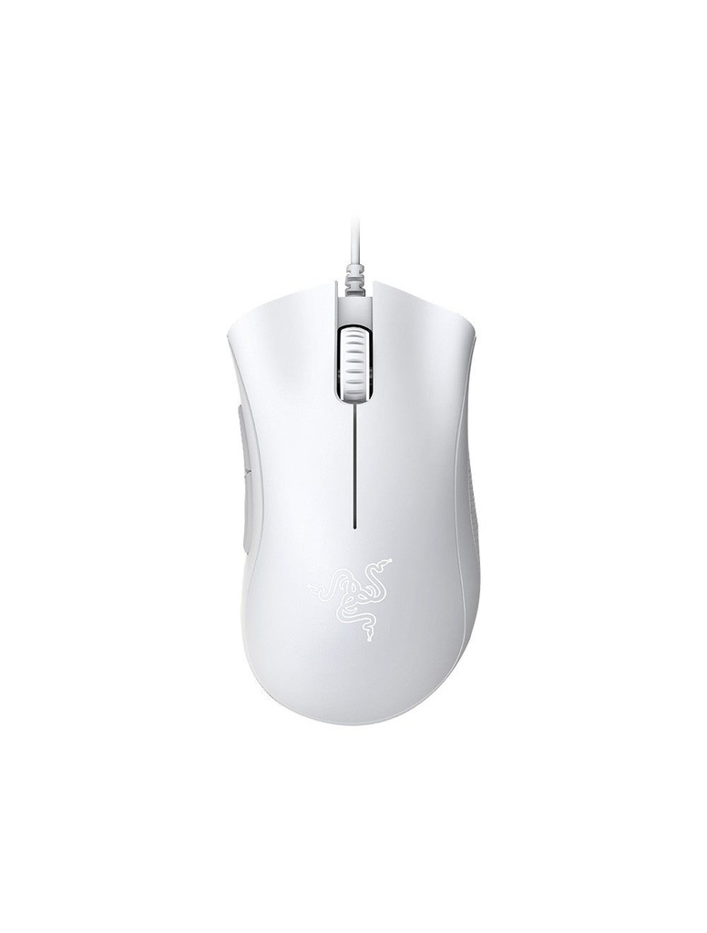 Razer DeathAdder Essential White Edition- Ergonomic Wired Gaming Mouse - FRML Packaging