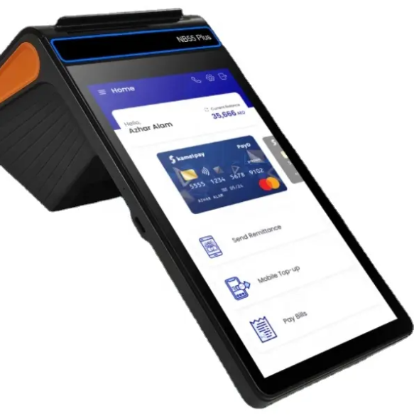 Handheld NB18 Mobile Pos Terminal Android 12 80mm