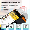 Handheld NB18 Mobile Pos Terminal Android 12 80mm