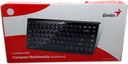 Genius Luxemate 110 USB Compact Multimedia Wired Keyboard