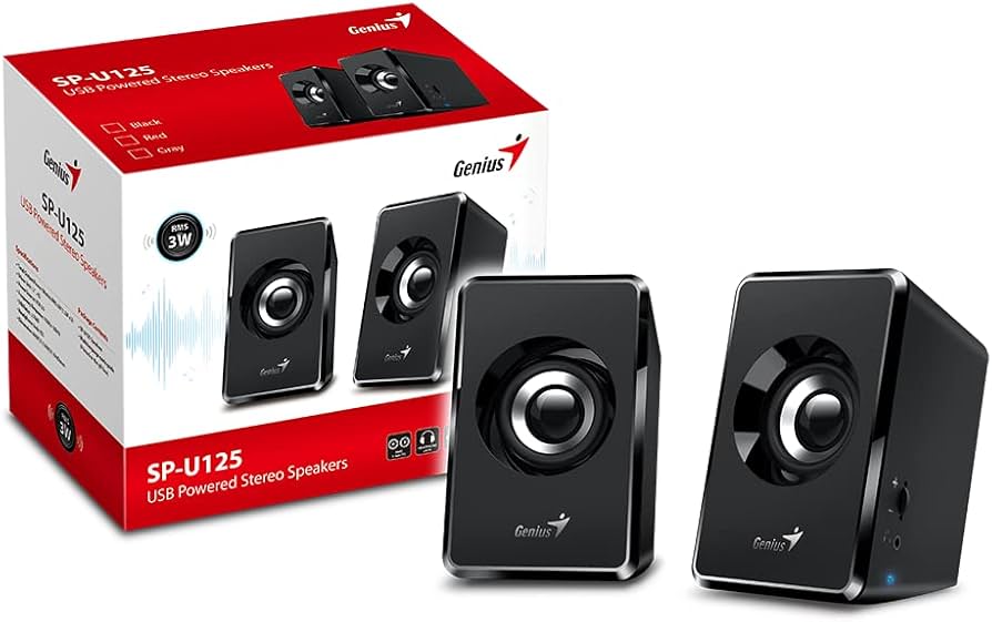 Genius SW-2.1 300X 2.1 Speakers with Subwoofer