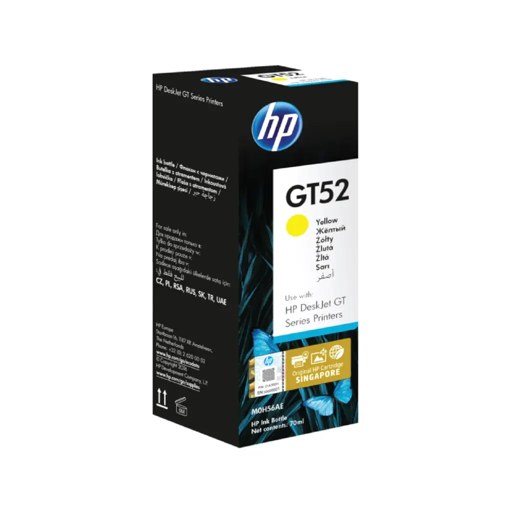 HP GT 52 Yellow Ink Cartridge
