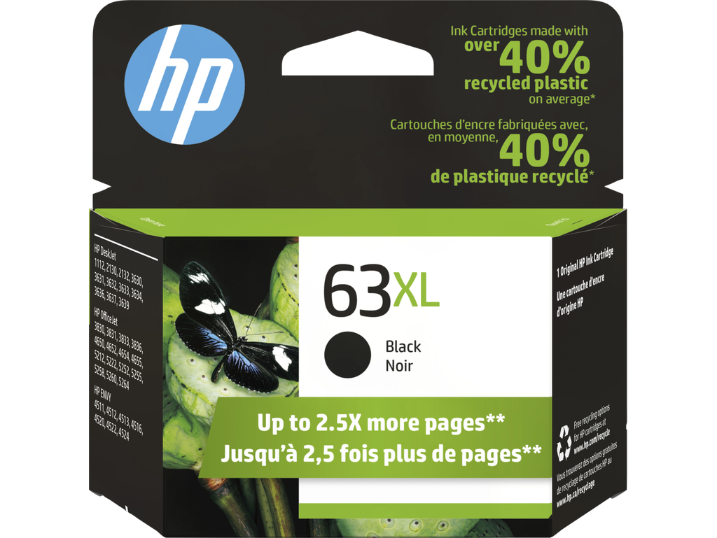 HP 63XL Black Ink Cartridge