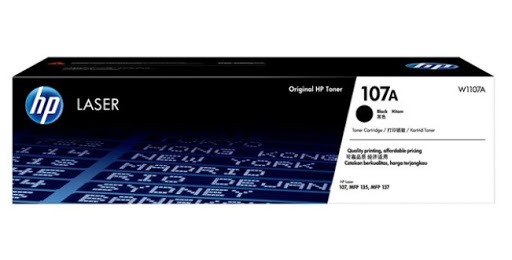 [W1107A] HP 107A Blk Original Laser Toner Cartilage