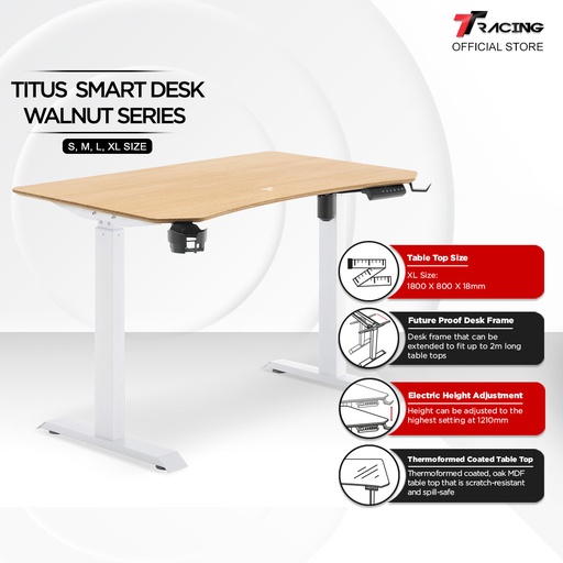 TTRacing Titus Smart Desk - (L Size)