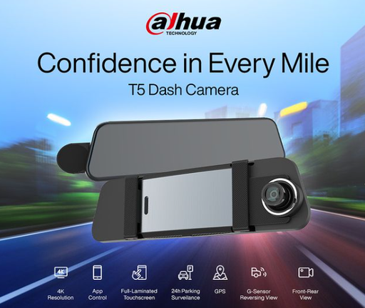 [DHI-DAE-HC5711GW-T5] DAHUA T5 Dash cam