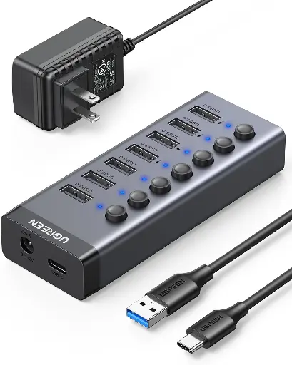 UGREEN CM481/90305 7‑Port USB3.0 HUB