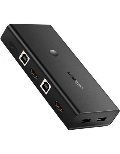 UGREEN CM200/50744 2‑in‑1 KVM Switch Box