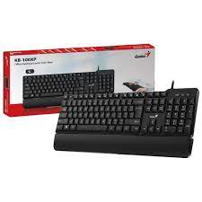 Genius KB-100XP USB Wired Classic Keyboard with Palm Rest
