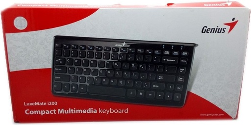 Genius Luxemate 110 USB Compact Multimedia Wired Keyboard